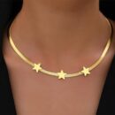 Gothic Blade Snake Chains Stars Choker